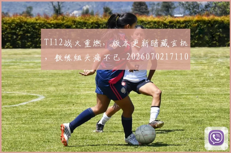 TI12战火重燃,版本更新暗藏玄机,教练组头痛不已_20260702171104